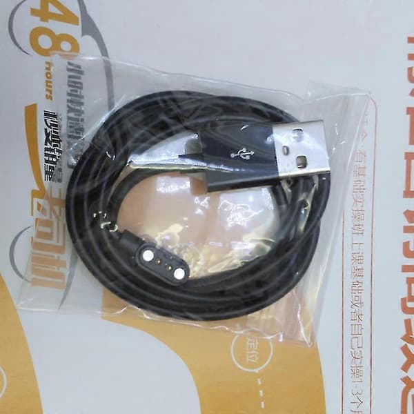 Magnetisk opladerkabel til smartur med magnetisk stik 2-ben 2,84 mm