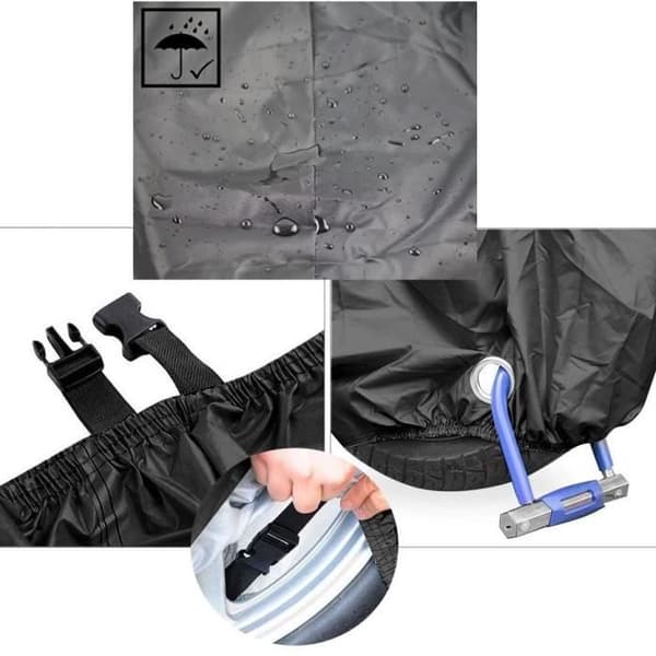 Beskyttelsesovertræk - Sort - Scooter - Vandtæt - UV-resistent - 190T Polyester