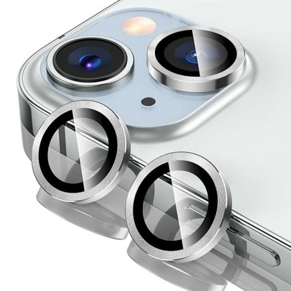 iPhone 15/15 Plus Lens Protector Silver