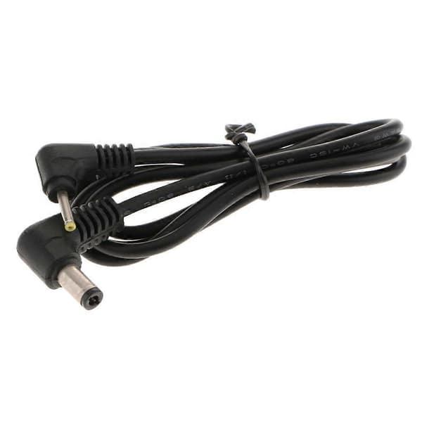 DC 12V Strømkabel Ledning DC 5.5*2.5mm til DC 2.5*0.7mm for BMPCC, Svart
