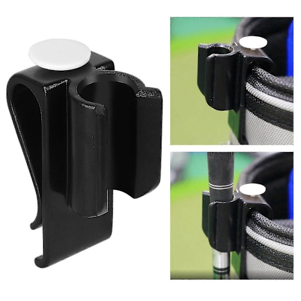 14x Golfbag Klubborganisator Clip Hållare Järn Driver Skydd Putter Klämma Set -T