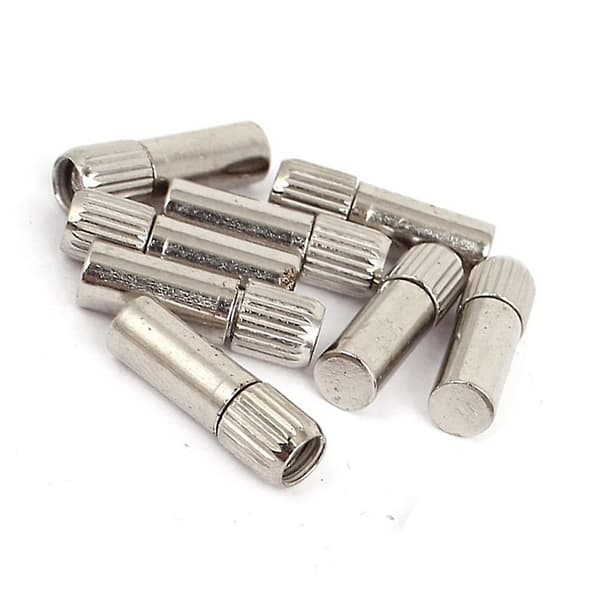 Møbel Skap Rett Hylle Støtter Plugger Pinner 6mm X 20mm 10 Stk