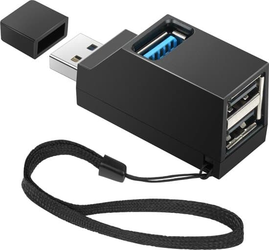 USB-hubb 3.0 USB-splitter 5 Gbit/s USB-distributör