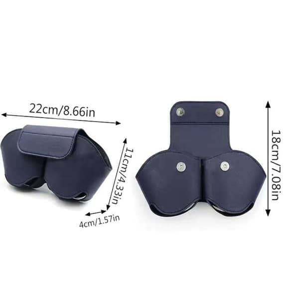 Storage case suitable for AirPod Max, protective case suitable for Apple AirPod Max, made of durable vegan leather, dust and scratch resistant.
