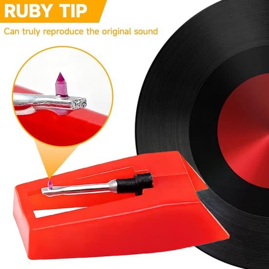 4 Universal Replacement Needles for Turntables, Diamond Replacement Needles for Turntables