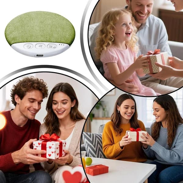Sleep Speaker - Bluetooth - Ultra-thin (1.1 cm) - Pillow Speaker with Timer - 20-48 Hour Battery - White Noise - For Better Sleep - Wireless - Vege