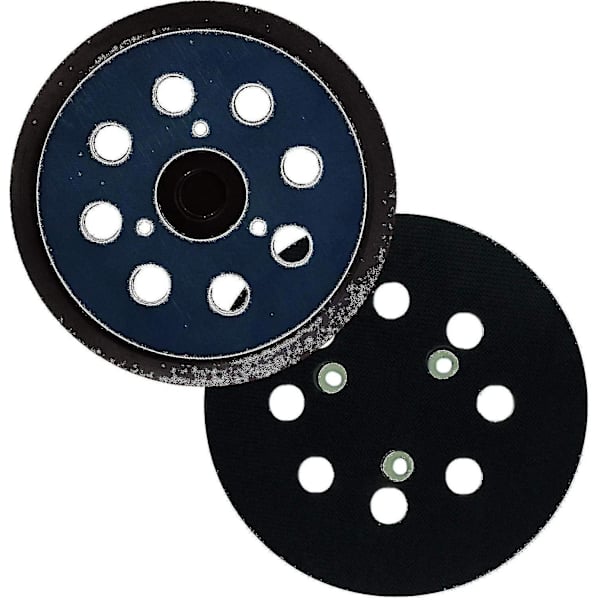 2 pakker 2 X 8 huller 125 mm excentersliber slibepude kompatibel med Makita M9204 Bo5030 Bo5031 Dbo180z Bo8041 Dbo180rmj Bo5041 Bo5010 Bo50111 Bo5012 - XC