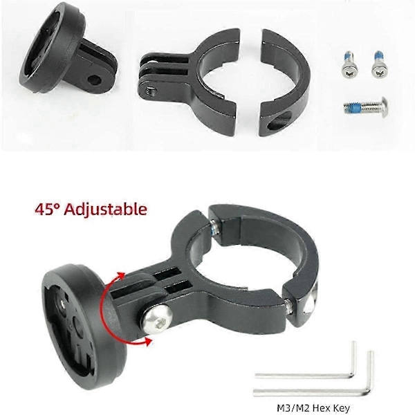Sykkelsete Skinne Baklys Brakett Setepinne Feste Lampestativ for -Varia Radar Rearview RTL510 5