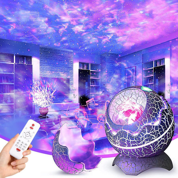 Dino Egg Galaxy Star Projector with Starry Sky and Supernova Nebula