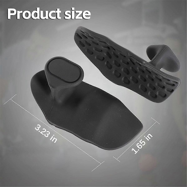 Anti-Slip Träningsgrepp Ergonomiska Handskyddshandskar i Gummi för Tyngdlyftning, Pull-Ups, Gym Tr