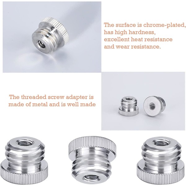 1/4\"-20 til 5/8\"-11 1/4'' til 5/8'' Gjenget Adapter For Bosch Laser Nivå Stativ Adapter