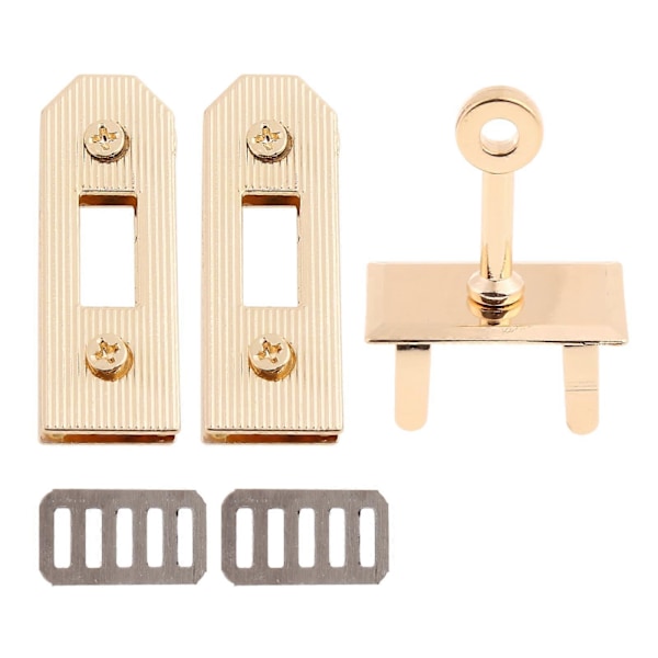 Metallås Vridlås Twist Lock DIY Läder Crossbody Handväska Axelväska Spännen 2025th