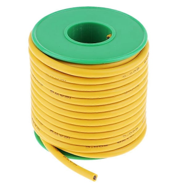 12 AWG Silikonkabel Flexibel 7 Meter Högtemperatur Silikonkabel Gul