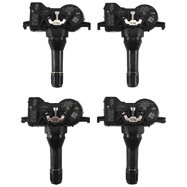 4st TPMS Däcktrycksövervakare Passar för 407004CB0B