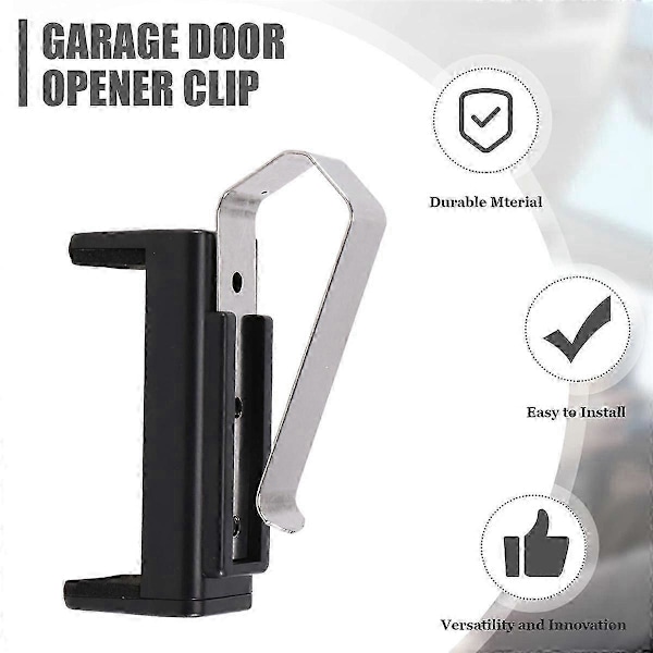 Garageportsöppnare Clip, Bil Garage Fjärrkontroll Solskyddshållare För, För Fjärrkontroller 1st