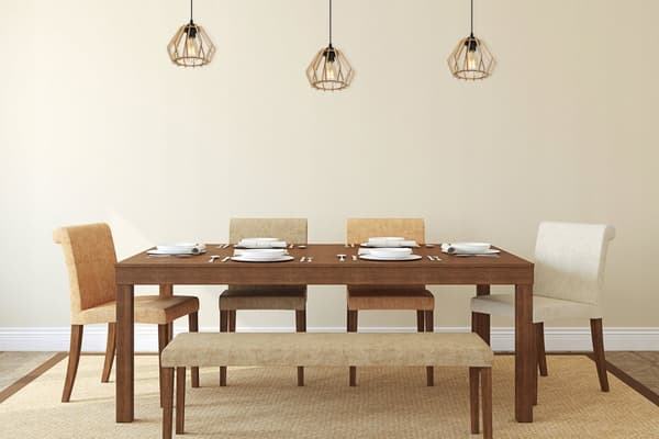 MODERNE LED-TRÆLOFT HÆNGELAMPE
