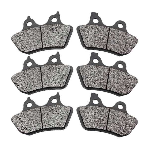 6 stk. Bremsklosser foran og bak for Harley-Davidson Vrsca/vrscb V-rod