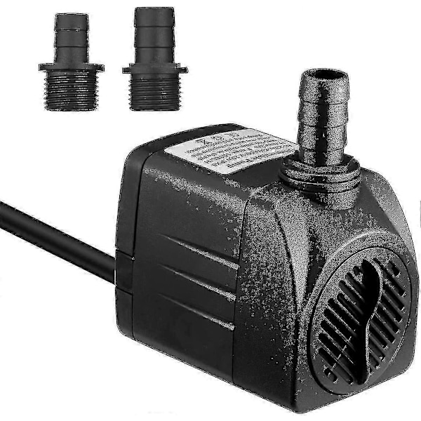 25W 1500l/h uppopumppu 1,5 metrin virtajohdolla ja 2 suuttimella