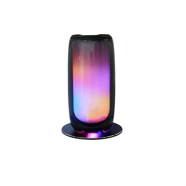 Metallinen kaiutinlevy Pulse5-kaiuttimelle, langaton Bluetooth-kaiutinteline, liukueste - musta