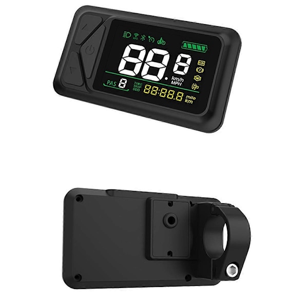 E-cykel Display 36V 48V 60V E-03N LCD Display 5 Pin Elektrisk Scooter Smart LCD Farveskærm Meter wit