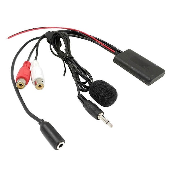 Universal Bilradio 3.5MM RCA Audio AUX Input Bluetooth Mikrofon Kabel til Pioneer til Hyundai til