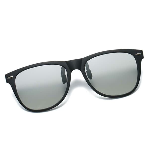 Clip-on Wayfarer Solbriller for Eksisterende Briller Grå