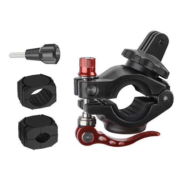 Til Action4/GoPro12 Cykelklemme 360 Graders Roterende Multi-Rør Multi-Funktions Bærbar Holder