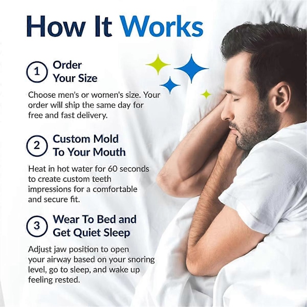 Justerbar Anti-Snarknings Munskydd Tandställning Sovande Anti-Snarkningsenheter Bruxism Snarkningsstoppare Förbättra Sömnen Snarkning