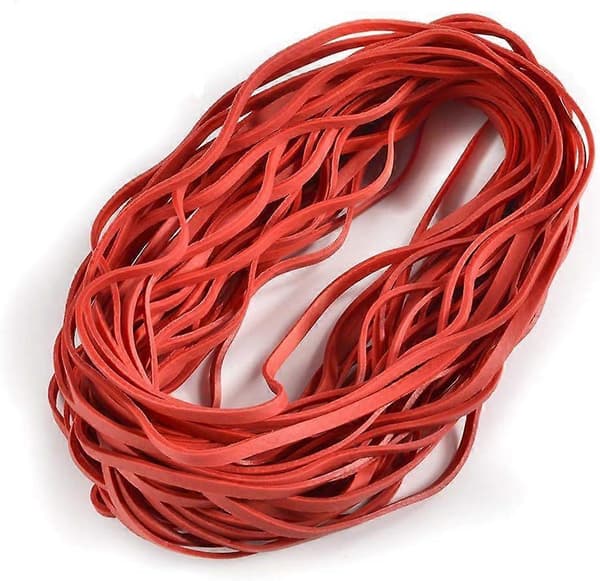120 Stycken Stora Gummiband Soptunneband Set Elastiska Band för Kontorsmaterial, Soptunna