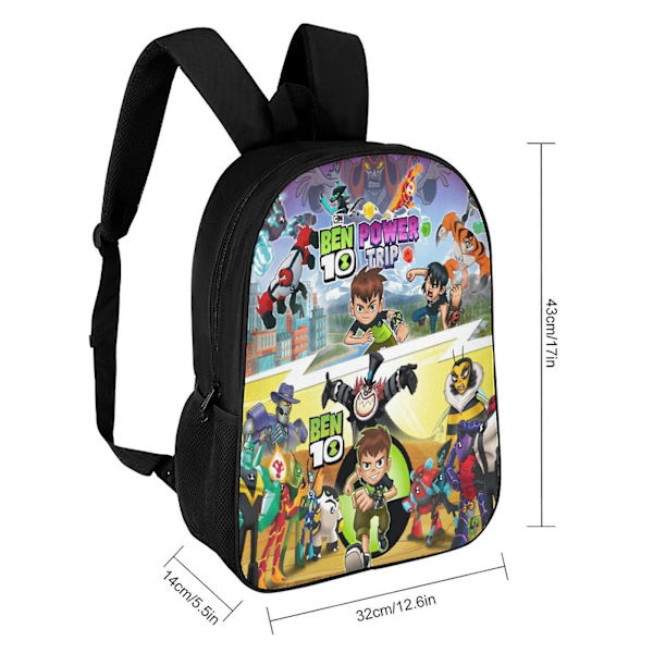 Ben 10 Tennyson axelväska  Skolväska  Multifunktionell laptopryggsäck