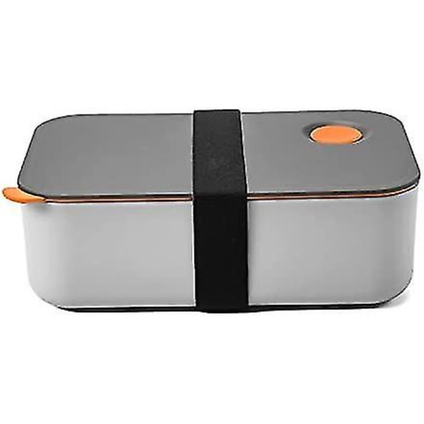 Lunchbox 1000ml med 2 fack, miljövänlig BPA-fri Bentobox, Hermetisk matlåda