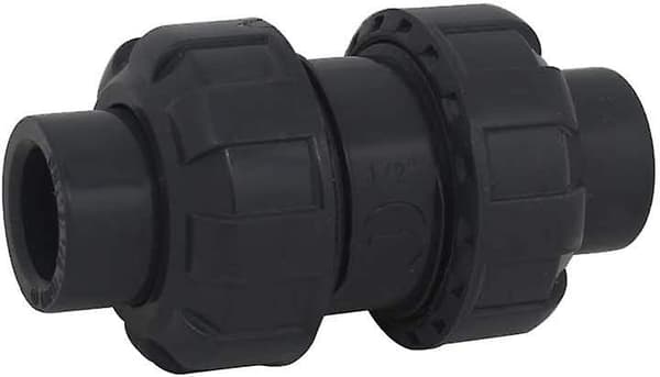 Kulkontrollventil 20 25 32 40 50 63mm Simbassäng Backventil Anti Backflöde Pvc Ventil Backventil (innerdiameter 32mm)