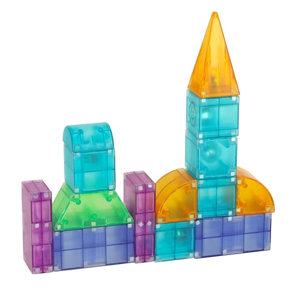 Magnetiske Fliser - Magnetiske Brikker med LED - 64 dele