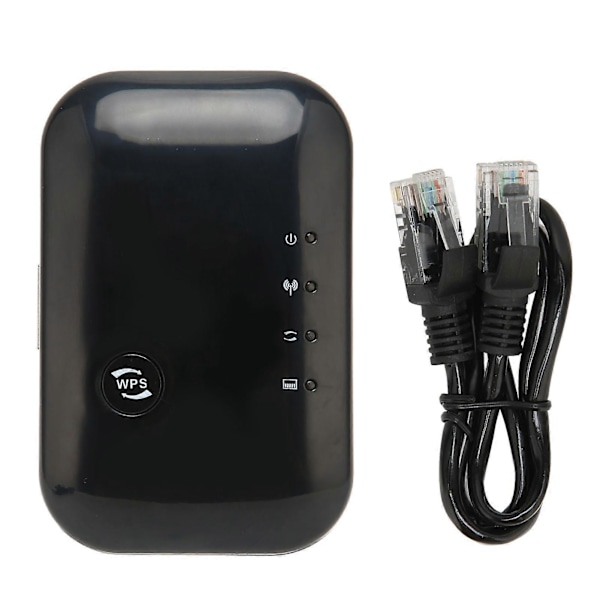 WIFI-förlängare 360 Graders Trådlös Täckning 300Mbp 2.4Ghz LAN-Port 2 Lägen Plug Design WIFI-Repeater för Laptop 100?240VEU-Kontakt