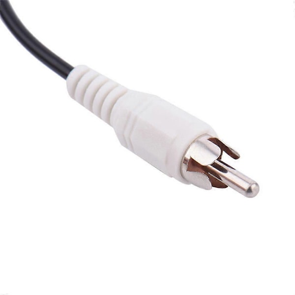 13-tommers 3,5 mm hun til 2 dobbel RCA hann - RCA til AUX Y Stereo Splitter Kabel