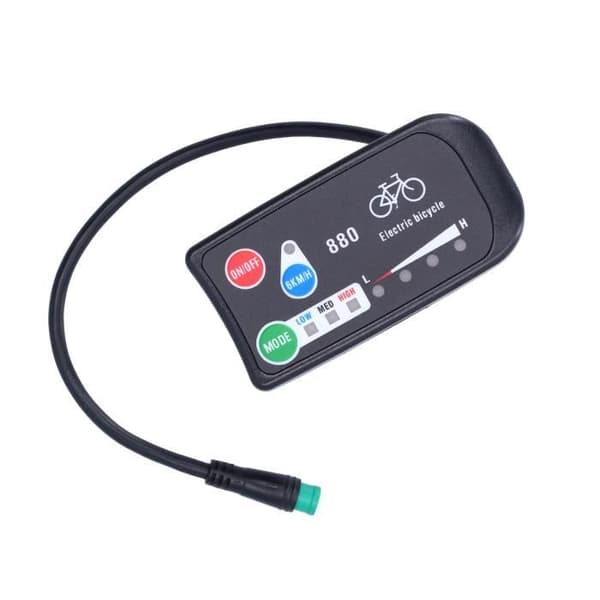 Display til KT-LED880 Elcykel Display til KT-LED880 Elcykel Indikator Display 36V 48V