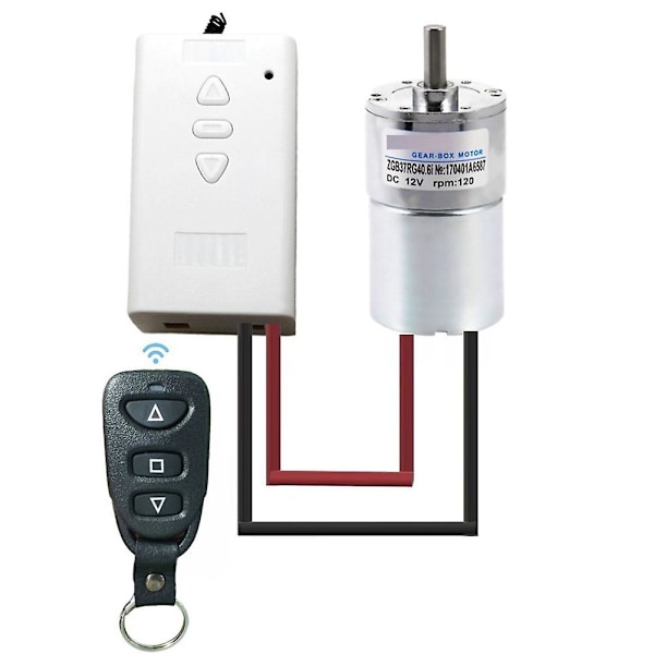 AC/DC 12V 24V 36V Motorstyring Elektrisk Lineær Aktuator Motor Fjernkontroll Bryter Forover Revers Opp Ned Stopp
