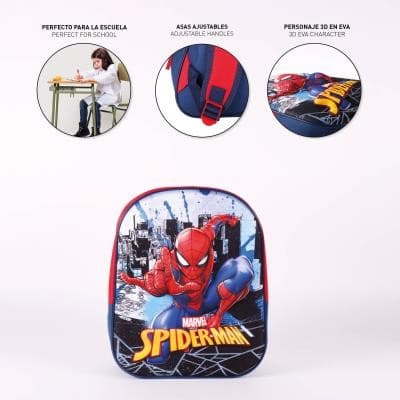Spider-Man 3D rygsæk, taske 31 cm