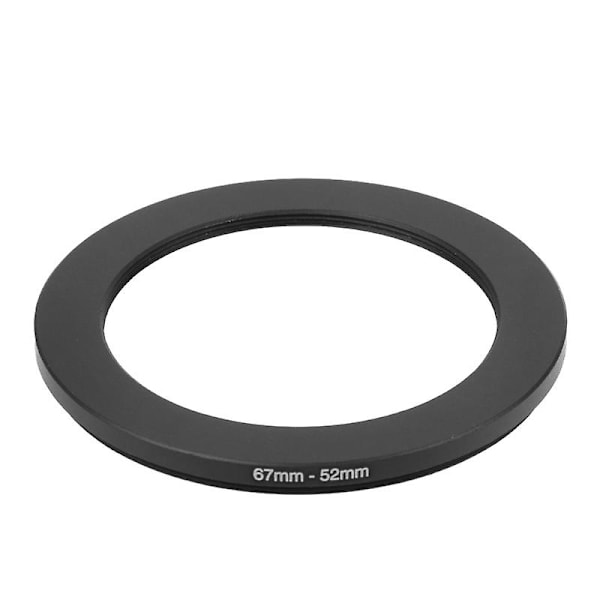 67mm till 52mm Metall Nedstegsringar Objektivadapter Filter Kameraverktyg Tillbehör Ny