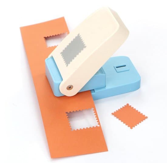 Rectangular Punch Hole Puncher - Lever-driven Paper Puncher - Suitable for Crafts, Scrapbooking and Card Making.