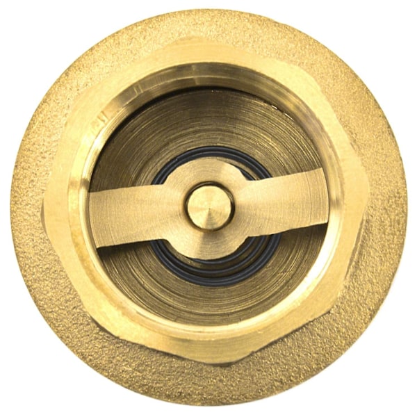 Premium 1 1/4\" Heavy Duty Högkvalitativ Mässings Backventil, Rostfri Och Läckagesäker För Pump, Fontän, Tvättmaskin, Trädgård, Avlopp, Tunna