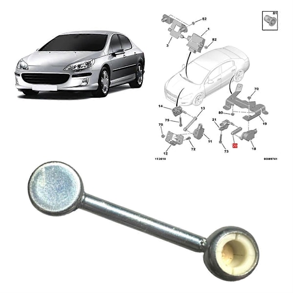 Korkealaatuinen auton kulma-anturin linkki 527381 Peugeot 407 Citroen C6:lle
