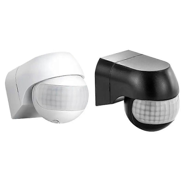 Rörelsesensor 220v~240v Automatisk Infraröd Rörelsedetektor Gradsensor Roterande Timer 180 Utomhus PIR Lampa Inomhus