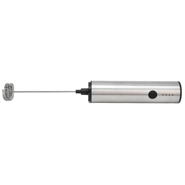 USB Opladning Mini Mælke Mixer - Rustfrit Stål Håndholdt Elektrisk Mælkeskummer