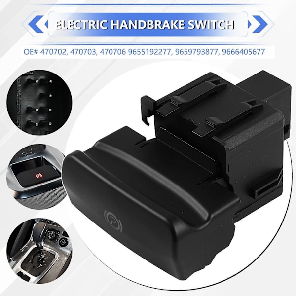 For Peugeot 3008/5008 308 Citroen C4 Picasso Grand C4 II DS4 DS5 DS6 Elektronisk Parkeringsbrems Håndbremsbryter Direkte Erstatning