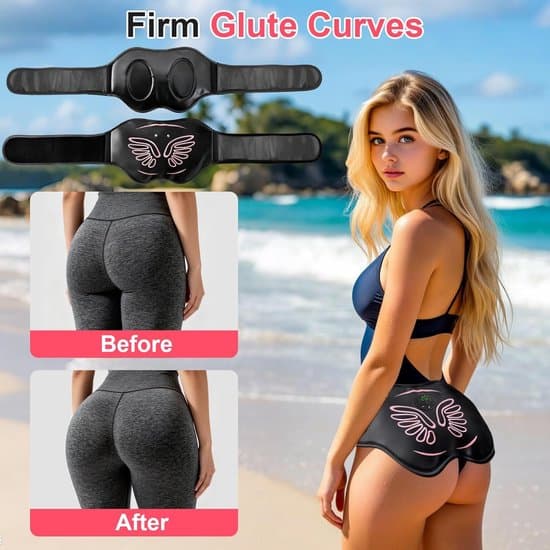 Buttocks Trainer for Women - Hip and Glute Stimulator - Black