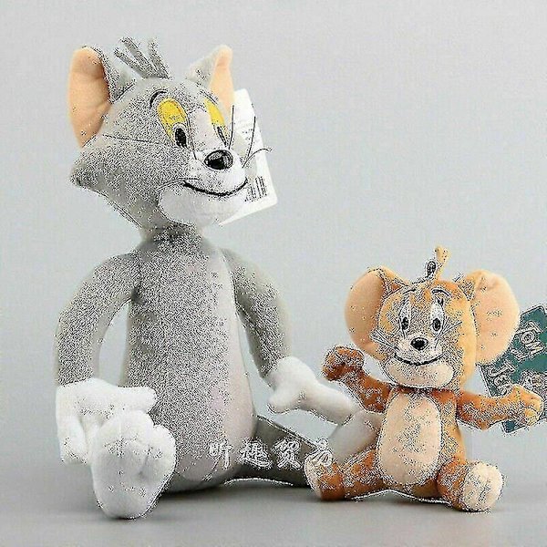 Uusi Tom ja Jerry -pehmolelu Pehmeä söpö täytetty piirretty lelu Anime Kissa & Hiiri