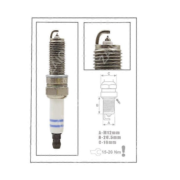 6 kpl SP149125AE Iridium Sytytystulppa Jeep Dodge Chrysler 3.6L Pentastar 2011 2012-2018 RER8ZWYCB4 SP149125AD