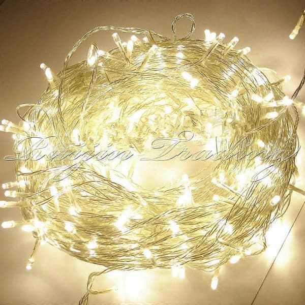 100M 600 LED Lys Kæde Karneval Bryllup Udendørs Indendørs Have Belysning