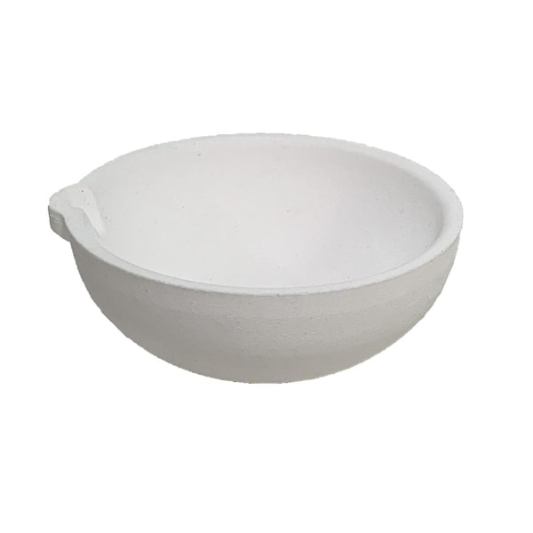 Keramisk Kvartsdigel Skål Dish Kop Ovn Smeltning Støbning Forfining Guld Sølv (2 stk 500G)